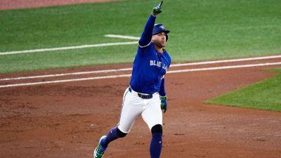 Derek Jeter - Kyle Schwarber - Jays' Springer hits 21st postseason home run, passes Jeter - ESPN - espn.com - Usa - county Miller - New York