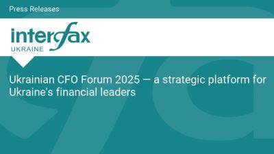 Ukrainian CFO Forum 2025 — a strategic platform for Ukraine's financial leaders