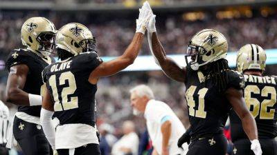 Alvin Kamara - Chris Olave - Saints' Alvin Kamara, Chris Olave address trade rumors - ESPN - espn.com