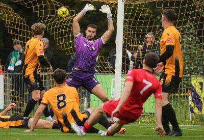 Matthew Panting - Alfie Paxman - Isthmian League round-up: Chatham Town draw with Cray Wanderers, Dartford win again, Ashford hit six on the road, Margate hit back to draw at Deal - kentonline.co.uk