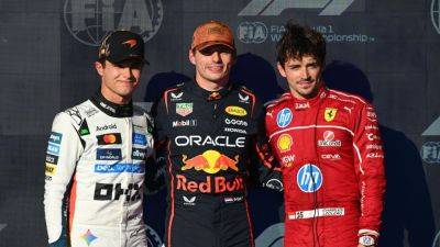 U.S. Grand Prix: Verstappen beats Norris to pole in Austin qualifying - ESPN
