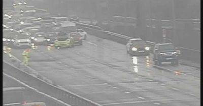 M62 live updates as traffic stopped after crash involving 'multiple vehicles'