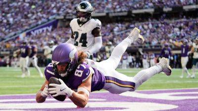 Vikings' T.J. Hockenson: 'Ridiculous' that TD was overturned - ESPN - espn.com - New York - county Eagle - state Minnesota