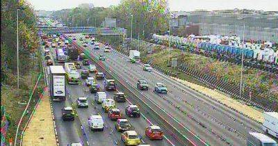 LIVE: Queues on TWO motorways after crash on M62 - latest updates - manchestereveningnews.co.uk