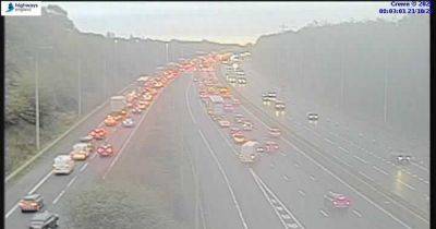 M62 LIVE: Huge 90 MINUTE-long delays on motorway amid 'multi-vehicle' crash - updates