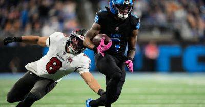 Jahmyr Gibbs runs for two touchdowns as Detroit Lions beat Tampa Bay Buccaneers