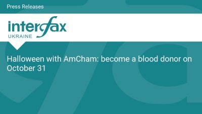 Halloween with AmCham: become a blood donor on October 31 - en.interfax.com.ua - Ukraine