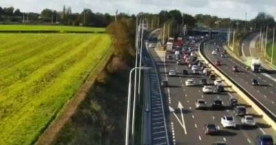 M6 traffic LIVE updates as two lanes closed following crash