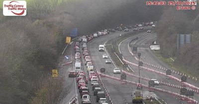 M4 crash live updates as motorway grinds to a halt - walesonline.co.uk