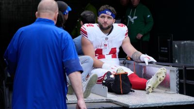 Source: Skattebo also suffered open fracture, ruptured ligament - ESPN