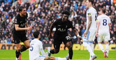 Tottenham end Leeds’ unbeaten home run with impressive win at Elland Road