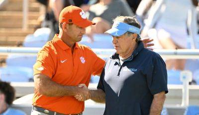 Tom Brady - Clay Travis - Bill Belichick - Dabo Swinney - Bill Belichick gets ripped on social media after Clemson blows out UNC: 'Complete dumpster fire' - foxnews.com - state North Carolina - Charlotte - Richmond