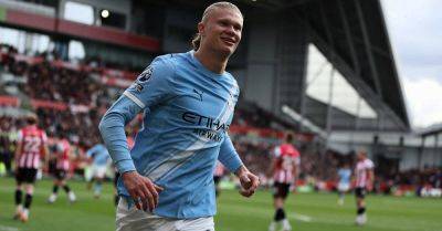 Erling Haaland strikes again as Manchester City battle to win at Brentford