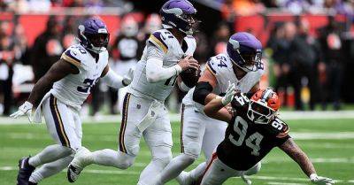 Cam Akers - Carson Wentz - Dillon Gabriel - Justin Jefferson - Carson Wentz rallies Vikings to win vs. Browns in London - breakingnews.ie - county Brown - county Cleveland - Jordan - state Minnesota