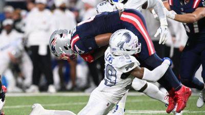 Patriots lose Antonio Gibson to knee injury against Bills - ESPN - espn.com - state New York - state Ohio - county Park