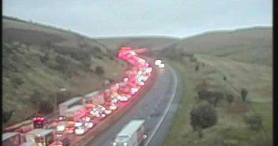 M62 LIVE with long traffic delays amid multiple crashes - updates