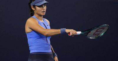 Emma Raducanu retires ill in Wuhan Open first-round clash with Ann Li