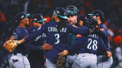 Eugenio Suarez - Randy Arozarena - Jack Flaherty - Cal Raleigh - Behind HRs from Raleigh and Suarez, Mariners Take Lead in AL Division Series - foxnews.com