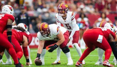 Commanders' Tyler Biadasz discusses building chemistry with Jayden Daniels