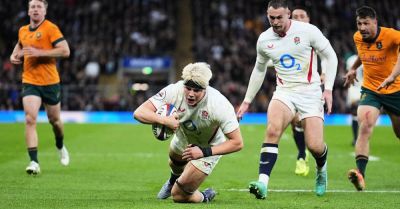 Henry Pollock claims pivotal try as England pull away to beat Australia