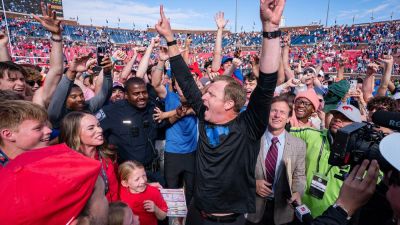 Joel Klatt - SMU stuns No 10 Miami in overtime after quarterback Carson Beck throws goal-line interception - foxnews.com - county Miami - state Texas - county Dallas