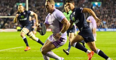 Duhan van der Merwe double helps Scotland rack up 13 tries in dominant USA win