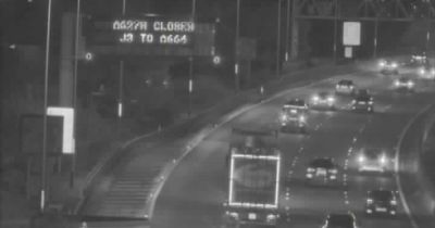 Section of major road shut after car crashes off carriageway - manchestereveningnews.co.uk