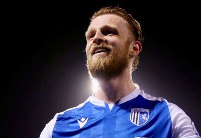 Max Clark’s reaction to a penalty miss and then a superb winning goal for Gillingham at Bristol Rovers