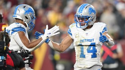 Donald Trump - Ra St Brown - Lions' Amon-Ra St Brown talks performing Trump dance after touchdown - foxnews.com - Washington - state Maryland - county Carter