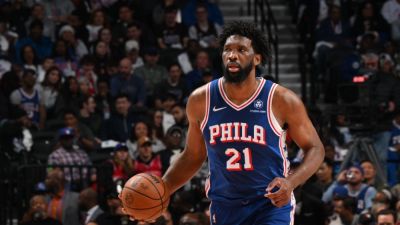 Joel Embiid - Tyrese Maxey - 76ers' Joel Embiid out vs. Celtics with right knee soreness - ESPN - espn.com