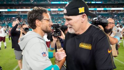 Mike McDaniel 'forever indebted' to Dan Quinn over sobriety fight - ESPN