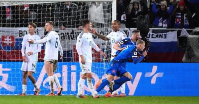 Northern Ireland suffer late defeat in Slovakia but clinch World Cup play-off