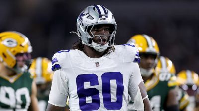 Bay - Micah Parsons - Williams - Sam Hodde - Cowboys lineman draws unnecessary roughness penalty after dramatic flop - foxnews.com - county Wilson - state Texas - county Arlington - county Logan - state Oklahoma