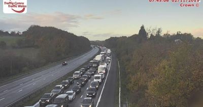 M4 partially blocked at Miskin after crash - live updates - walesonline.co.uk