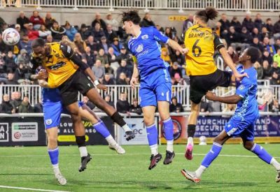 Maidstone United manager George Elokobi sees standards slip in 2-1 derby defeat against Tonbridge Angels at the Gallagher Stadium