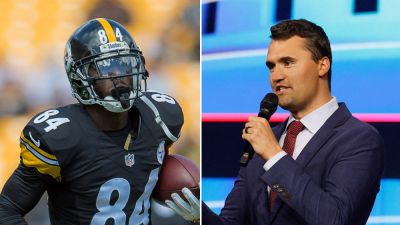 Antonio Brown - Charlie Kirk - Alex Brandon - Robin Alam - Antonio Brown cracks joke about Charlie Kirk assassination in livestream with controversial rapper - foxnews.com - Usa - state Utah