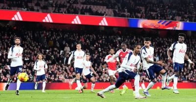 Eberechi Eze punishes Tottenham with stunning derby hat-trick for Arsenal