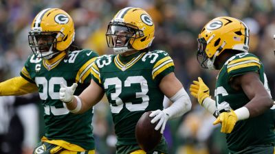 J.J.Maccarthy - Packers players taunt Vikings following game-sealing interception - foxnews.com - state Minnesota - state Wisconsin - county Green - county Bay