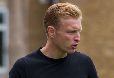 Ebbsfleet United manager Josh Wright reacts to 2-1 home defeat to Horsham in National League South