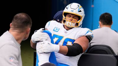Justin Herbert - Jim Harbaugh - El Segundo - Chargers LT Joe Alt to undergo season-ending ankle surgery - ESPN - espn.com - New York - Los Angeles - state Tennessee