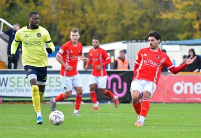 Ebbsfleet United manager Josh Wright makes frustrations clear after more missed chances in 1-1 draw at Farnborough in National League South
