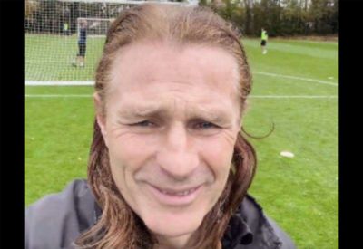 Gillingham manager Gareth Ainsworth has been back at the club for training after his heart surgery
