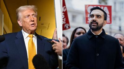 Donald Trump - Trump says Mamdani 'thinks it's wonderful to have men playing in women's sports,' mocks trans weightlifter - foxnews.com - county Miami - New York