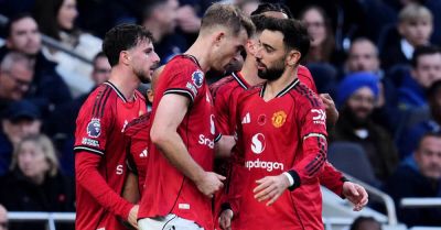 Matthijs de Ligt nods in dramatic equaliser for Manchester United at Tottenham