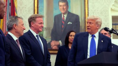 Sources: Trump wants Commanders' new D.C. stadium named for him - ESPN