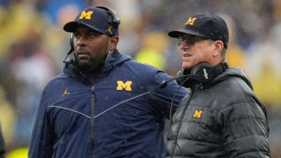 Jim Harbaugh 'still processing' firing of former OC Sherrone Moore - ESPN