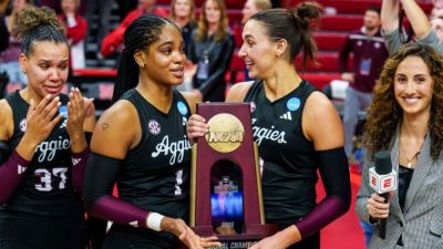 Texas A&M women's volleyball upsets Nebraska to reach final 4 - ESPN - espn.com - state Minnesota - state Texas - state Wisconsin - state Nebraska - county Pitt