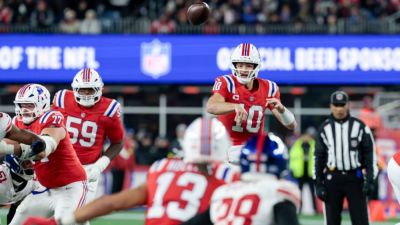 Mike Vrabel - Drake Maye - QB Drake Maye leads Patriots past Giants, to NFL-best 11-2 - ESPN - espn.com - New York - Tonga - county Williams