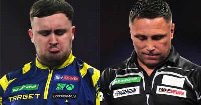 Defending champion Luke Littler cruises past David Davies as Gerwyn Price exits