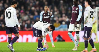 Ruben Amorim worried Bruno Fernandes’ injury will rule him out for ‘a while’